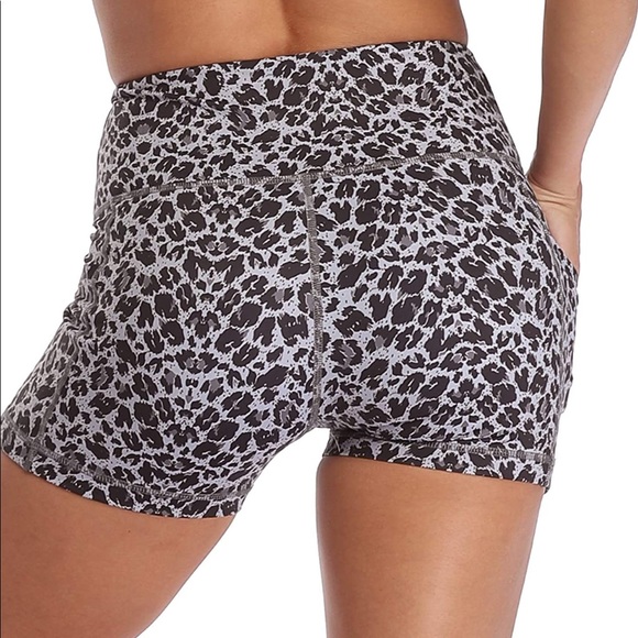 Animal Print Athletic Shorts - Picture 3 of 3